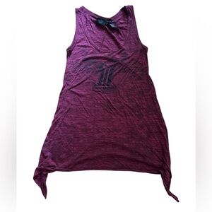 Harley-Davidson Burgundy Longer Style Tank Top